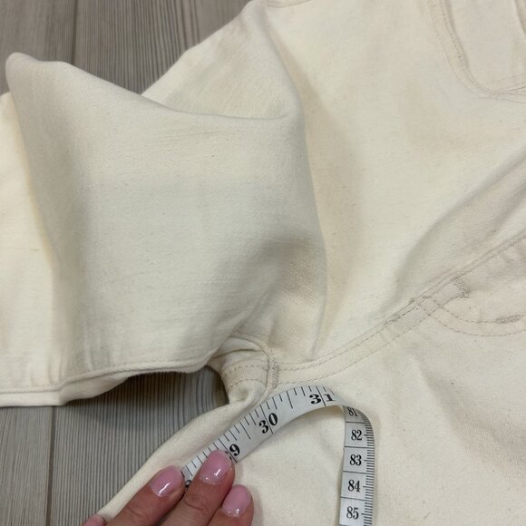 NWT Madewell Size 25 Kick Out Full-Length Jeans Vintage Canvas N0641 - Picture 16 of 16